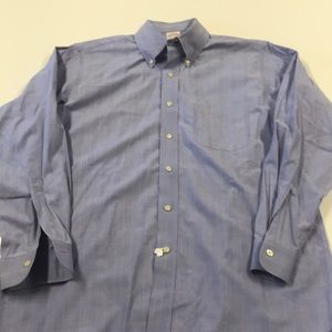 Brooks Brothers Shirts - BROOKS BROTHERS Mens Blue Oxford Dress Shirt Brooks Brothers Shirts - BROOKS BROTHERS Mens Blue Oxford Dress Shirt